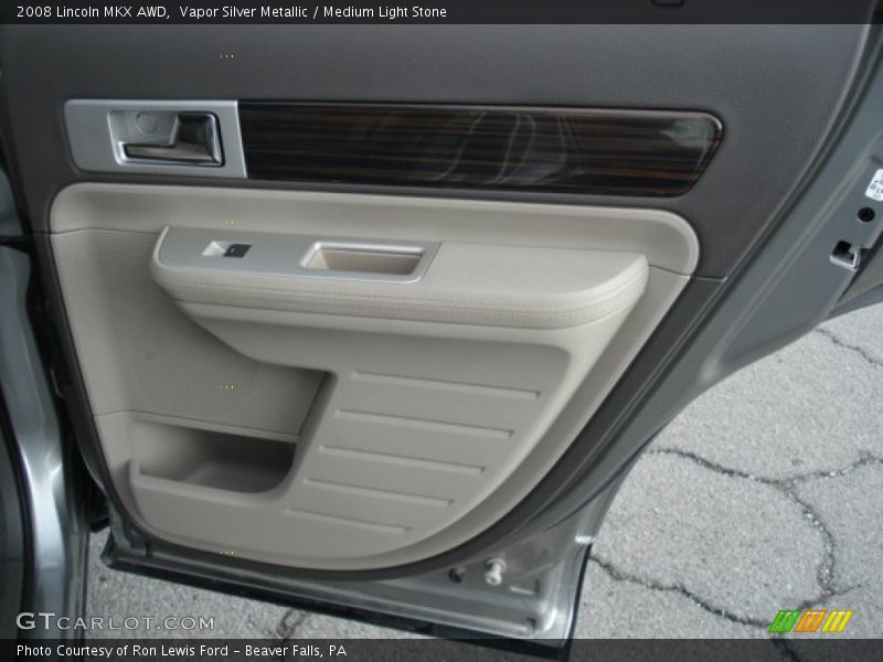 Vapor Silver Metallic / Medium Light Stone 2008 Lincoln MKX AWD