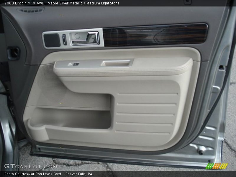 Vapor Silver Metallic / Medium Light Stone 2008 Lincoln MKX AWD