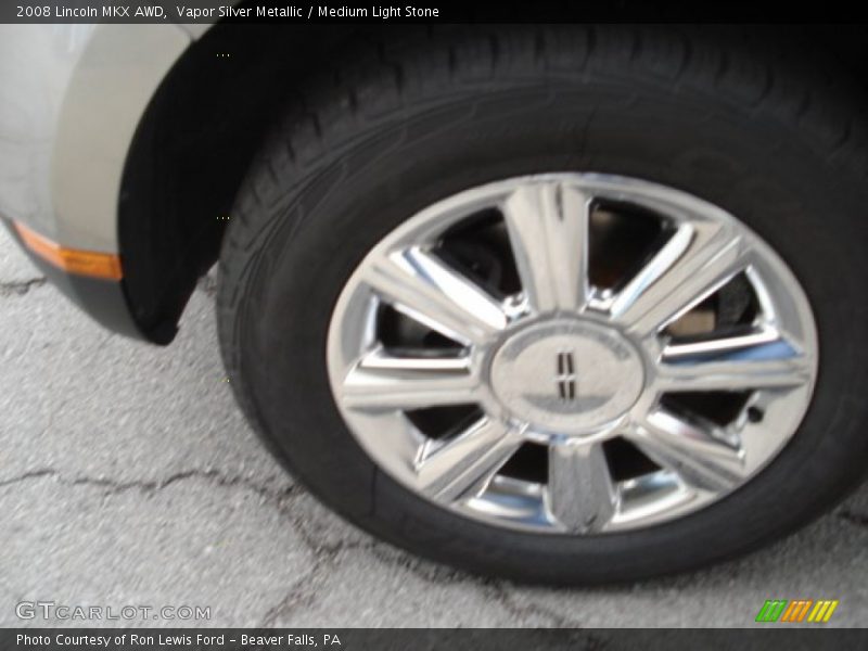 Vapor Silver Metallic / Medium Light Stone 2008 Lincoln MKX AWD