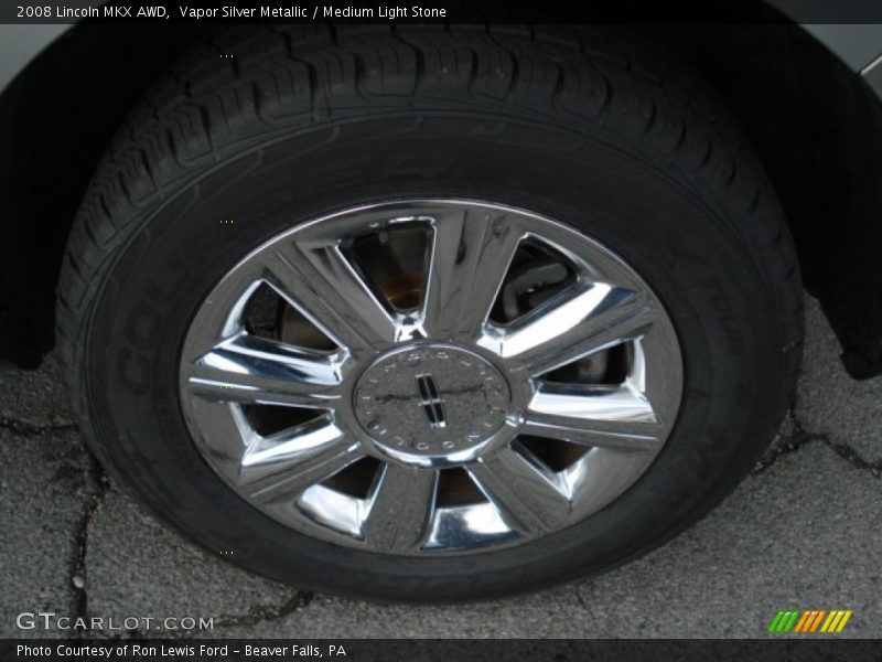 Vapor Silver Metallic / Medium Light Stone 2008 Lincoln MKX AWD