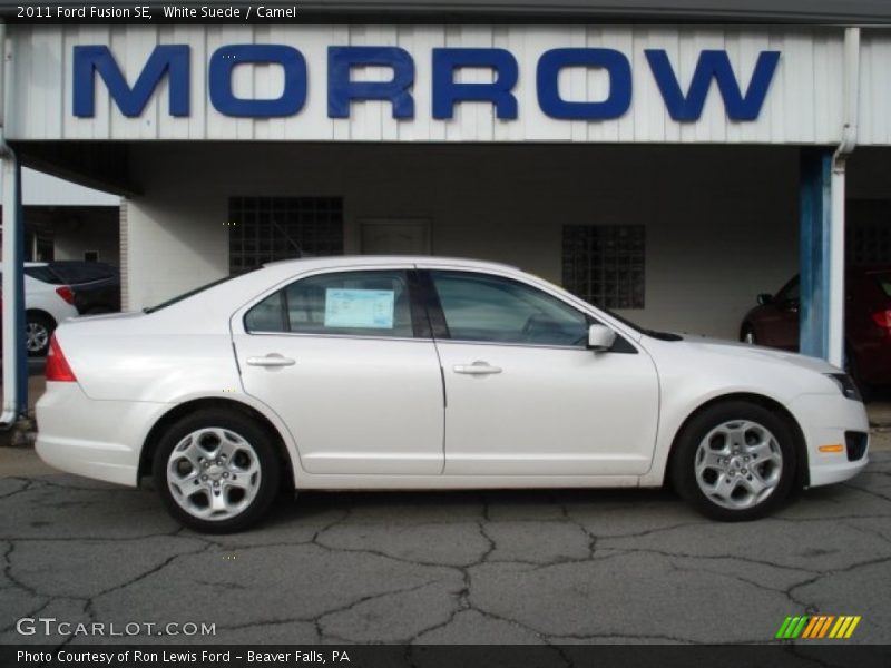 White Suede / Camel 2011 Ford Fusion SE