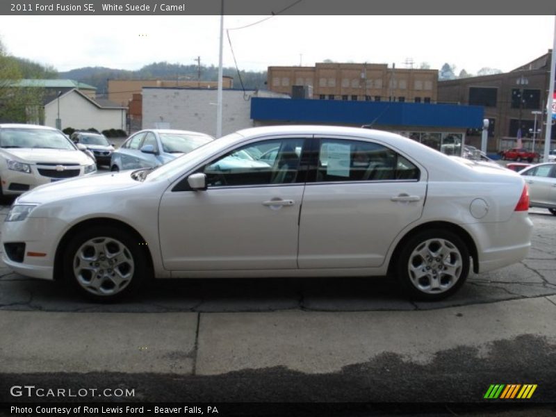 White Suede / Camel 2011 Ford Fusion SE