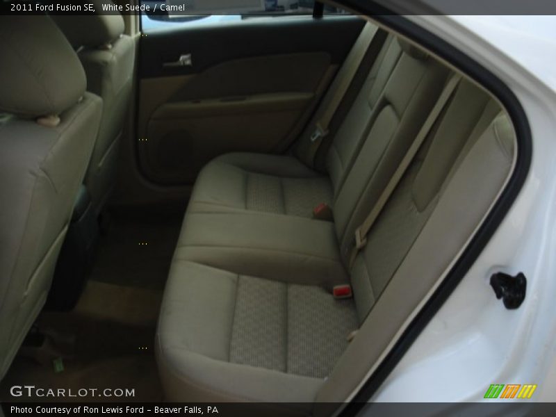 White Suede / Camel 2011 Ford Fusion SE