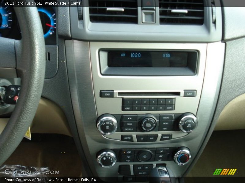 White Suede / Camel 2011 Ford Fusion SE