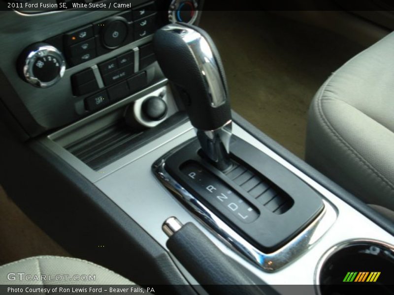 White Suede / Camel 2011 Ford Fusion SE