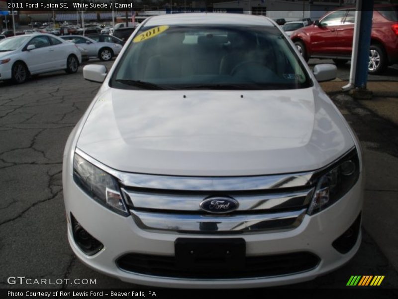 White Suede / Camel 2011 Ford Fusion SE