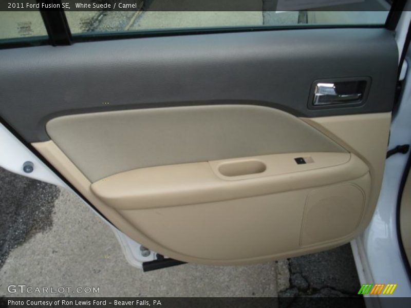 White Suede / Camel 2011 Ford Fusion SE