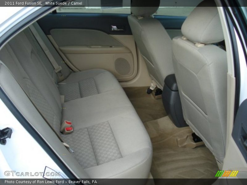 White Suede / Camel 2011 Ford Fusion SE