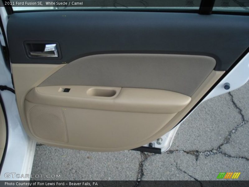 White Suede / Camel 2011 Ford Fusion SE