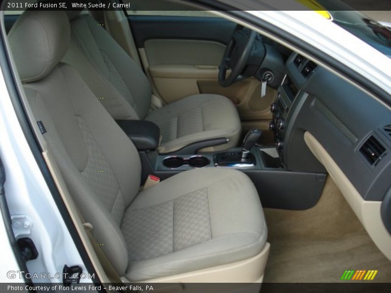 White Suede / Camel 2011 Ford Fusion SE