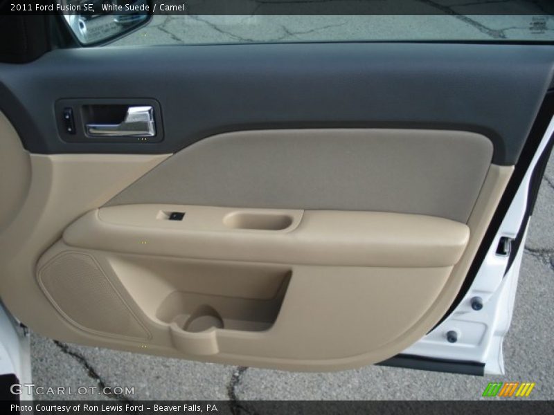White Suede / Camel 2011 Ford Fusion SE