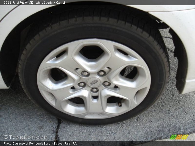 White Suede / Camel 2011 Ford Fusion SE