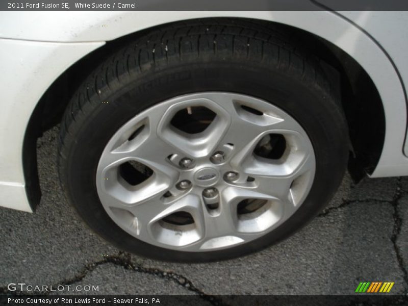 White Suede / Camel 2011 Ford Fusion SE