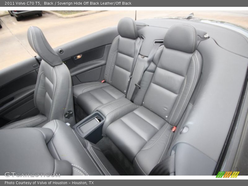 Black / Soverign Hide Off Black Leather/Off Black 2011 Volvo C70 T5