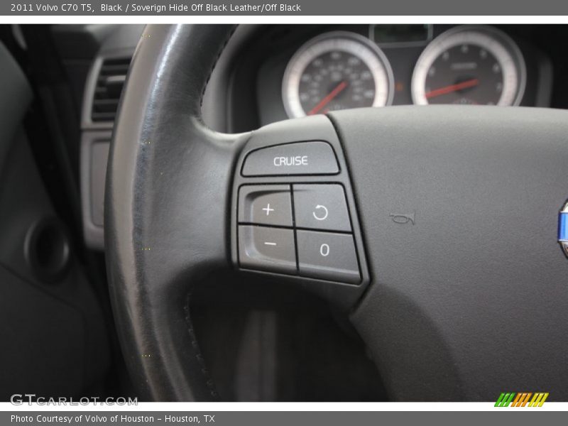 Black / Soverign Hide Off Black Leather/Off Black 2011 Volvo C70 T5
