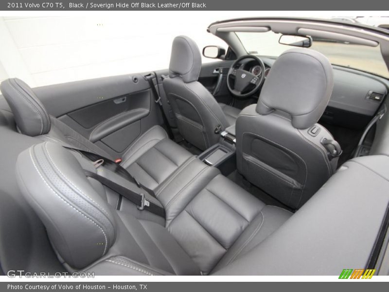 Black / Soverign Hide Off Black Leather/Off Black 2011 Volvo C70 T5