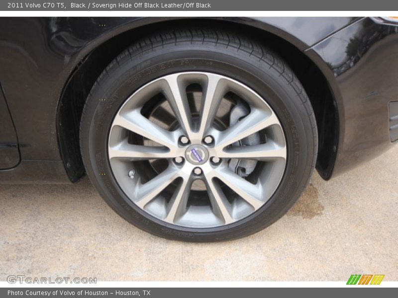 Black / Soverign Hide Off Black Leather/Off Black 2011 Volvo C70 T5