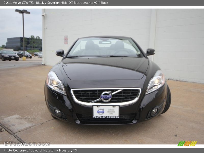 Black / Soverign Hide Off Black Leather/Off Black 2011 Volvo C70 T5