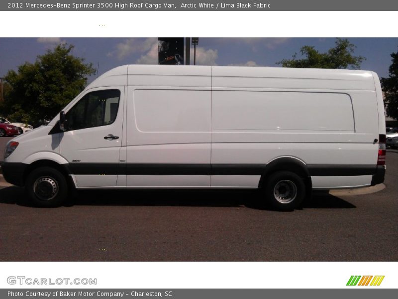 Arctic White / Lima Black Fabric 2012 Mercedes-Benz Sprinter 3500 High Roof Cargo Van