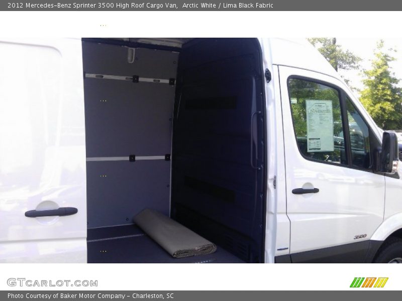 Arctic White / Lima Black Fabric 2012 Mercedes-Benz Sprinter 3500 High Roof Cargo Van