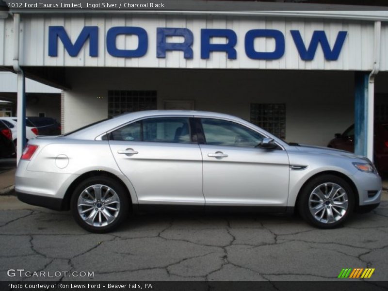 Ingot Silver / Charcoal Black 2012 Ford Taurus Limited