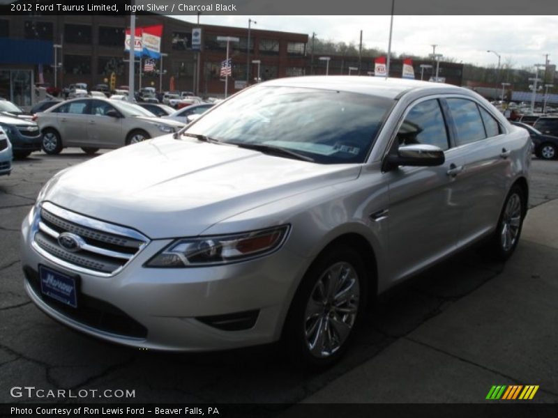 Ingot Silver / Charcoal Black 2012 Ford Taurus Limited