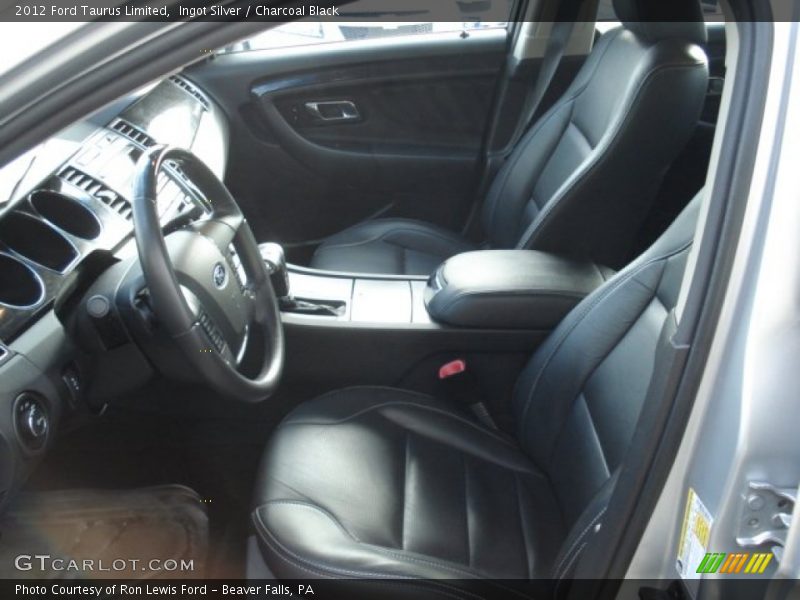 Ingot Silver / Charcoal Black 2012 Ford Taurus Limited
