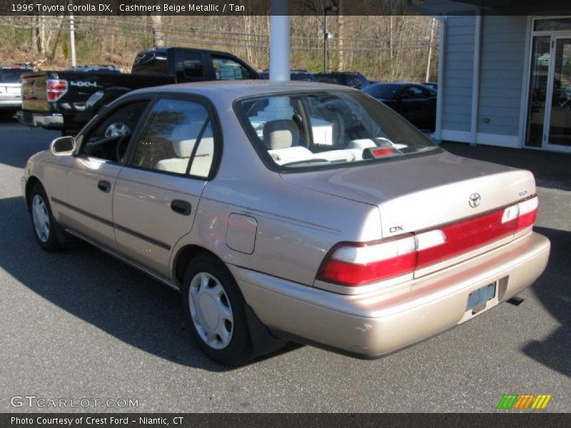 Cashmere Beige Metallic / Tan 1996 Toyota Corolla DX