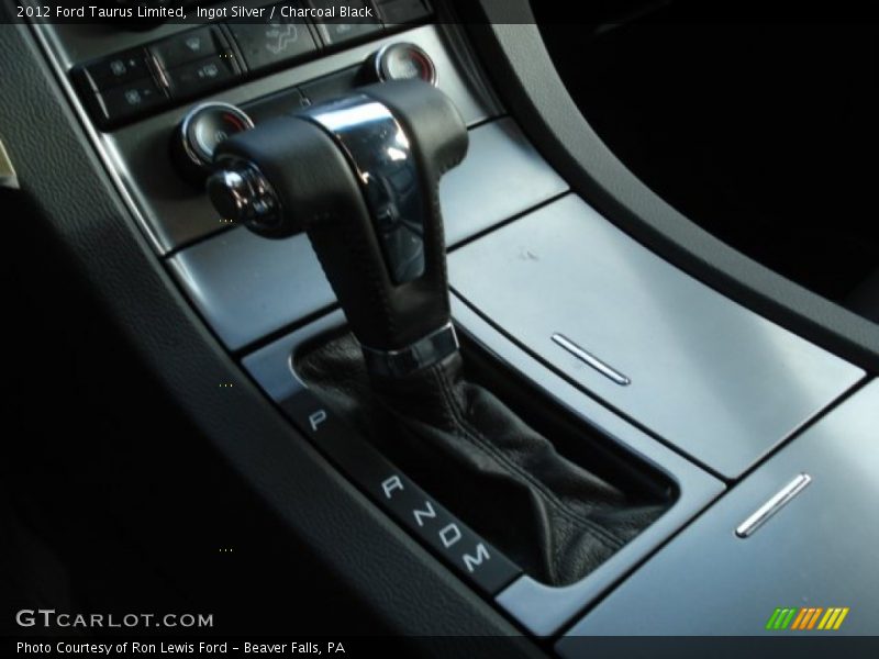 Ingot Silver / Charcoal Black 2012 Ford Taurus Limited