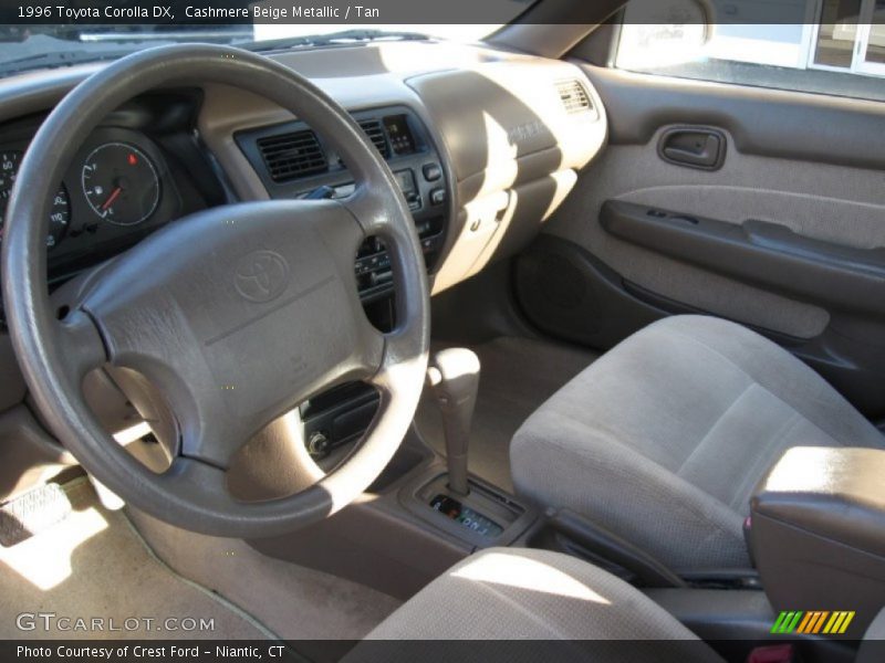 Cashmere Beige Metallic / Tan 1996 Toyota Corolla DX