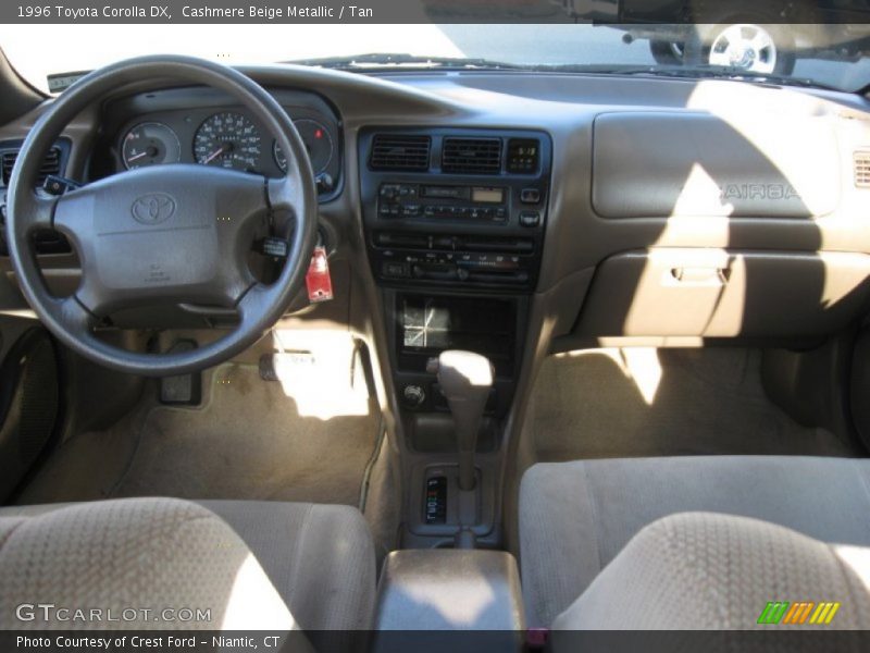 Cashmere Beige Metallic / Tan 1996 Toyota Corolla DX