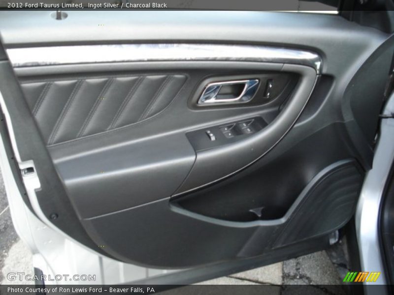 Ingot Silver / Charcoal Black 2012 Ford Taurus Limited