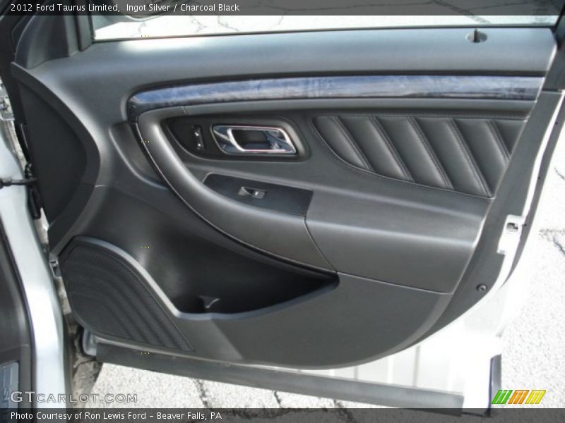 Ingot Silver / Charcoal Black 2012 Ford Taurus Limited