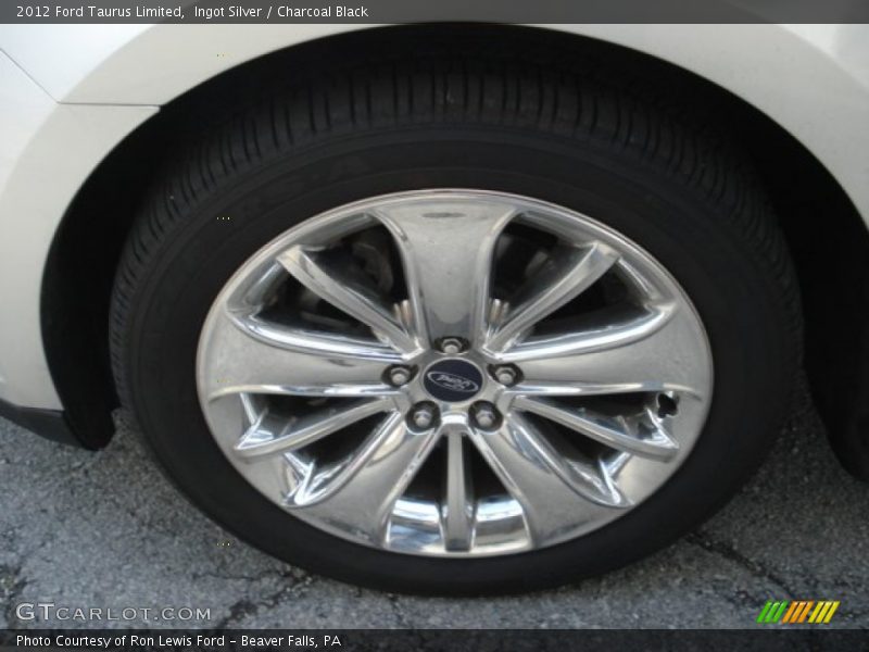 Ingot Silver / Charcoal Black 2012 Ford Taurus Limited