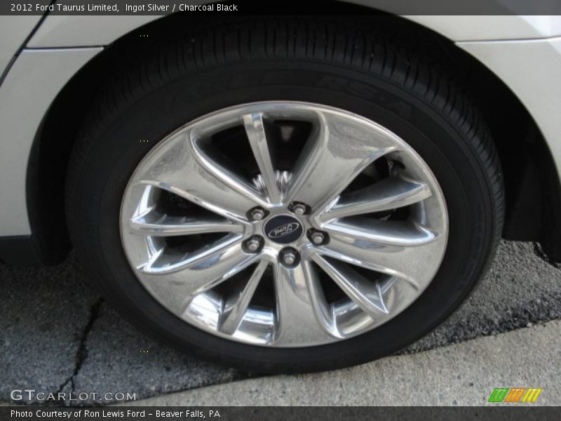 Ingot Silver / Charcoal Black 2012 Ford Taurus Limited