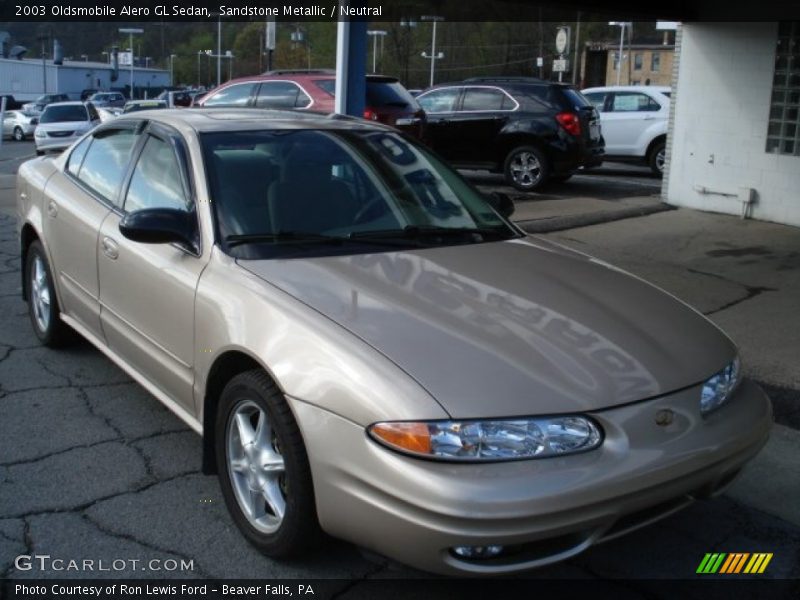 Sandstone Metallic / Neutral 2003 Oldsmobile Alero GL Sedan