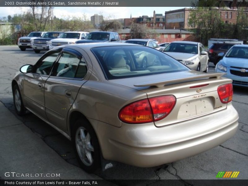 Sandstone Metallic / Neutral 2003 Oldsmobile Alero GL Sedan