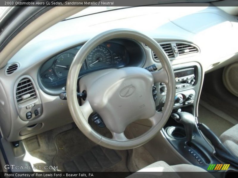 Sandstone Metallic / Neutral 2003 Oldsmobile Alero GL Sedan