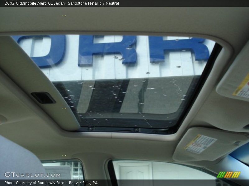 Sandstone Metallic / Neutral 2003 Oldsmobile Alero GL Sedan