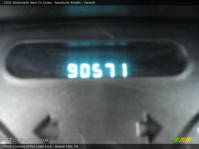 Sandstone Metallic / Neutral 2003 Oldsmobile Alero GL Sedan