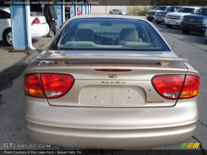 Sandstone Metallic / Neutral 2003 Oldsmobile Alero GL Sedan