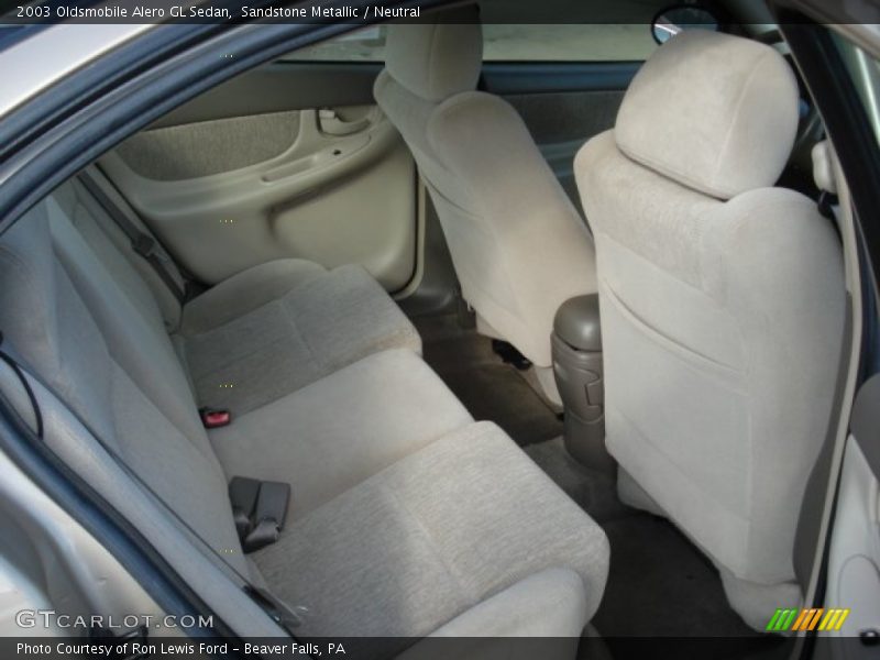 Sandstone Metallic / Neutral 2003 Oldsmobile Alero GL Sedan