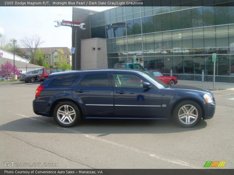 Midnight Blue Pearl / Dark Slate Gray/Light Graystone 2005 Dodge Magnum R/T
