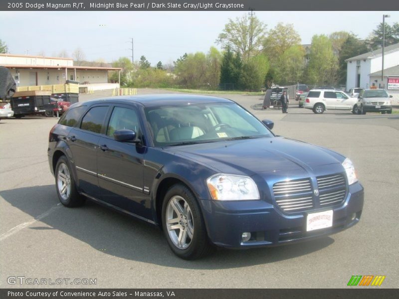 Midnight Blue Pearl / Dark Slate Gray/Light Graystone 2005 Dodge Magnum R/T
