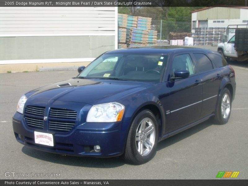 Midnight Blue Pearl / Dark Slate Gray/Light Graystone 2005 Dodge Magnum R/T