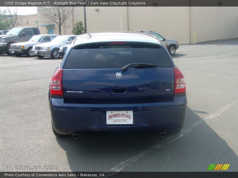 Midnight Blue Pearl / Dark Slate Gray/Light Graystone 2005 Dodge Magnum R/T