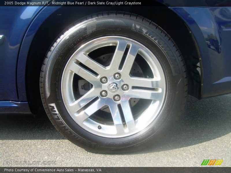 Midnight Blue Pearl / Dark Slate Gray/Light Graystone 2005 Dodge Magnum R/T