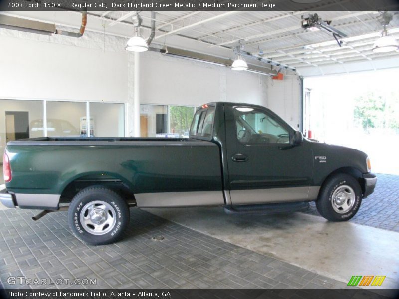  2003 F150 XLT Regular Cab Dark Highland Green Metallic