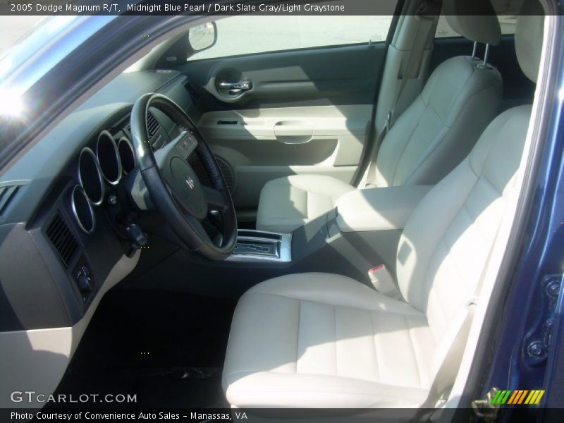 Midnight Blue Pearl / Dark Slate Gray/Light Graystone 2005 Dodge Magnum R/T