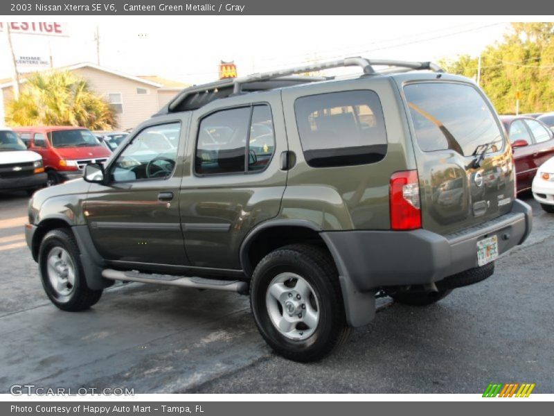 Canteen Green Metallic / Gray 2003 Nissan Xterra SE V6